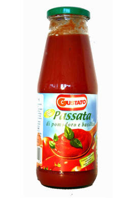 

Томатная паста с базиликом Gustato Passata di Pomodoro con Basilico, 700 г Италия