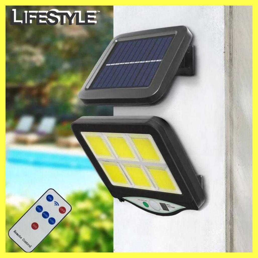 

Уличный фонарь на солнечной батарее BK-128-6COB / Фонарь на столб с пультом ДУ