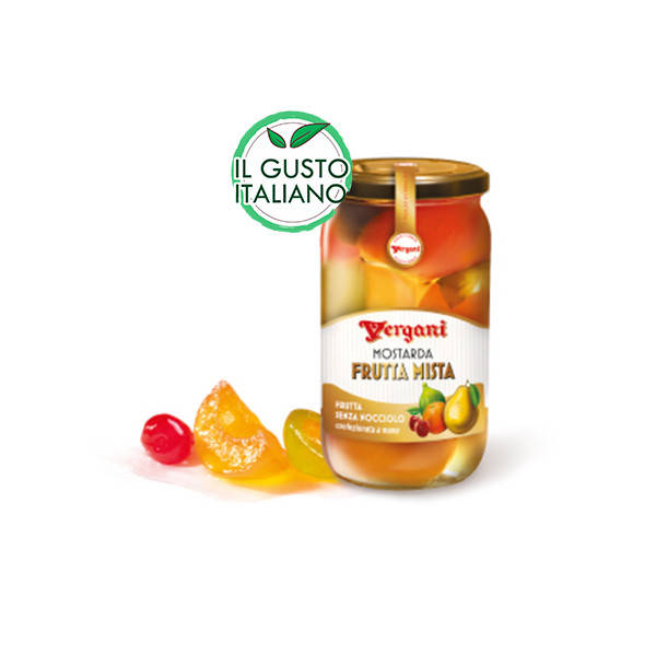 

VERGANI Mostarda - мостарда с фруктами, Италия (400 гр)