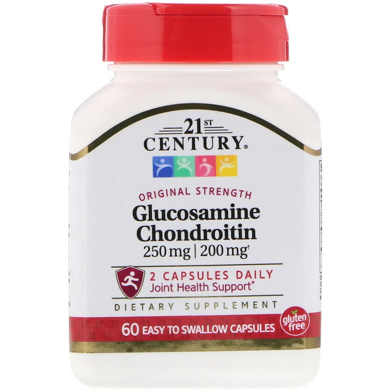 

Glucosamine / Chondroitin Original Strength 250 мг / 200 мг 21st Century 60 капсул