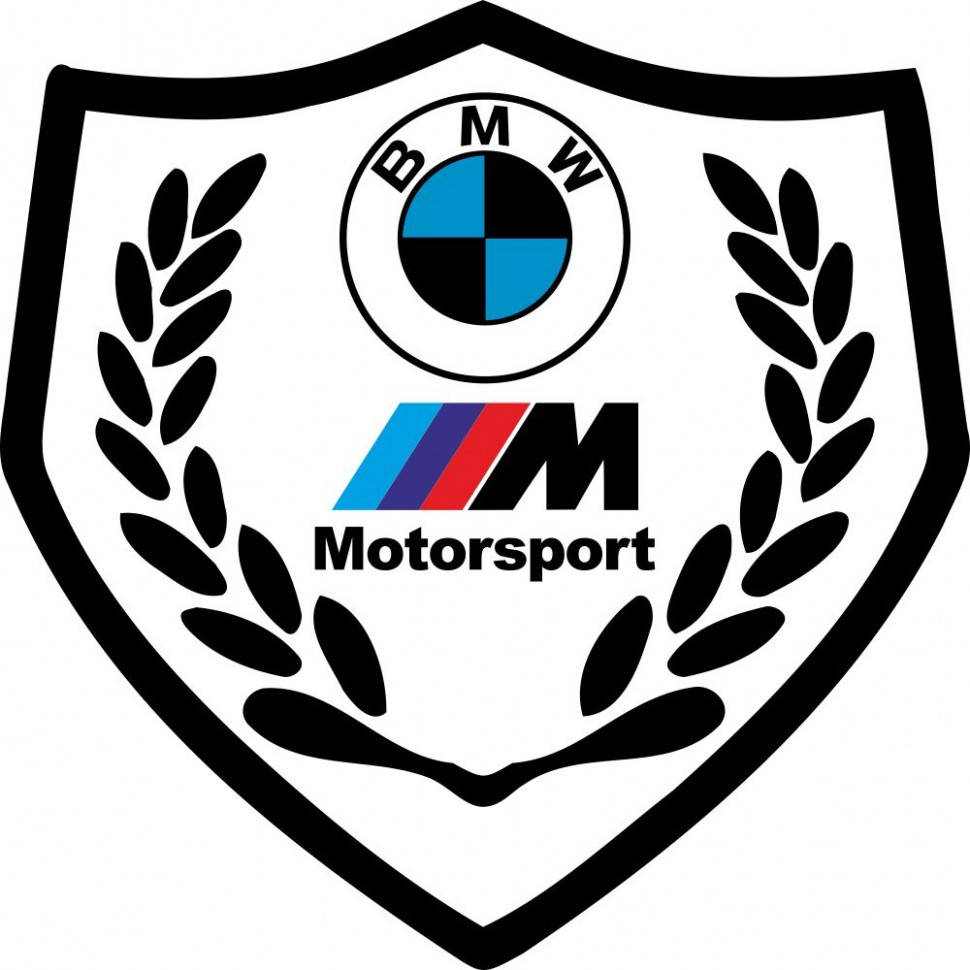 

Виниловая наклейка на автомобиль - Щит BMW M Motorsport