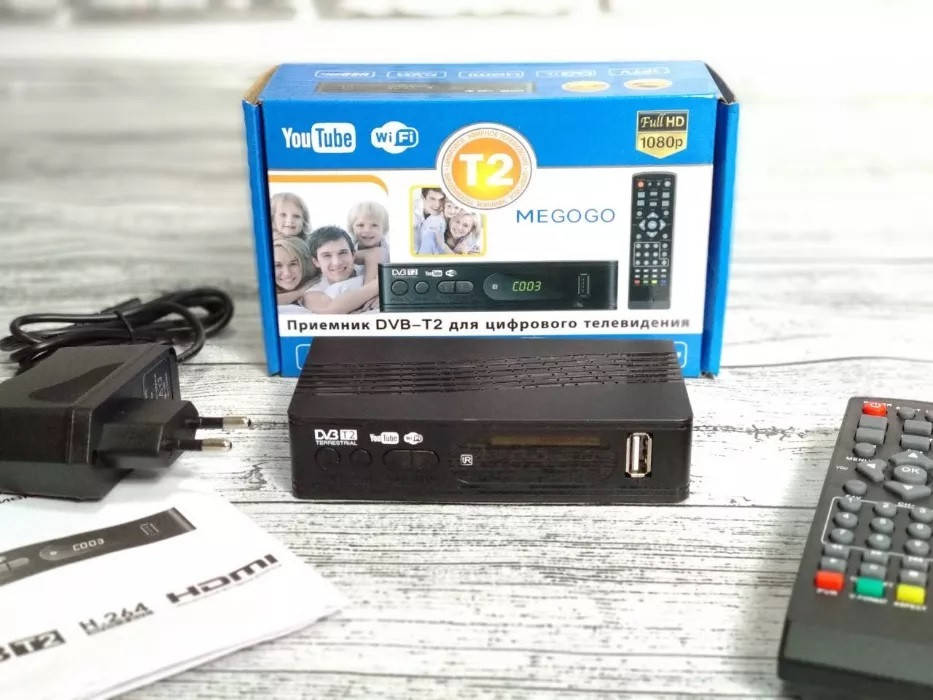 

Приставка Т2 megogo USB/HDMI/WI-Fi