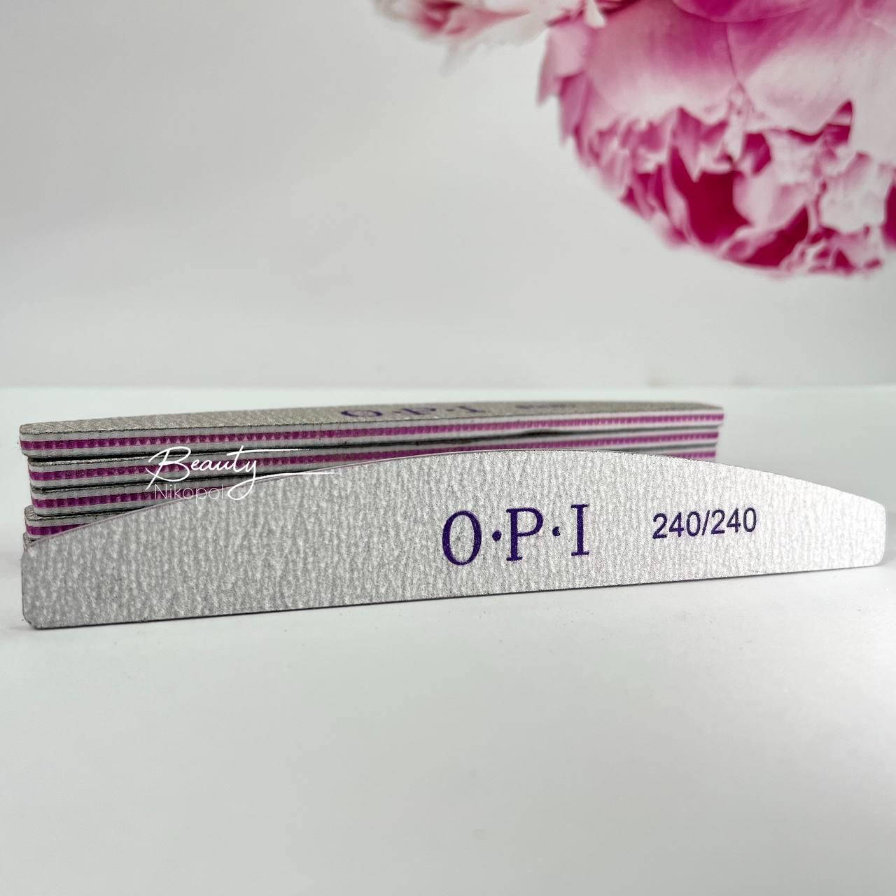 

Пилка для ногтей OPI полукруг 240/240
