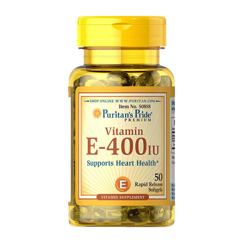 

Vitamin E-400 IU Puritan's Pride, 50 капсул