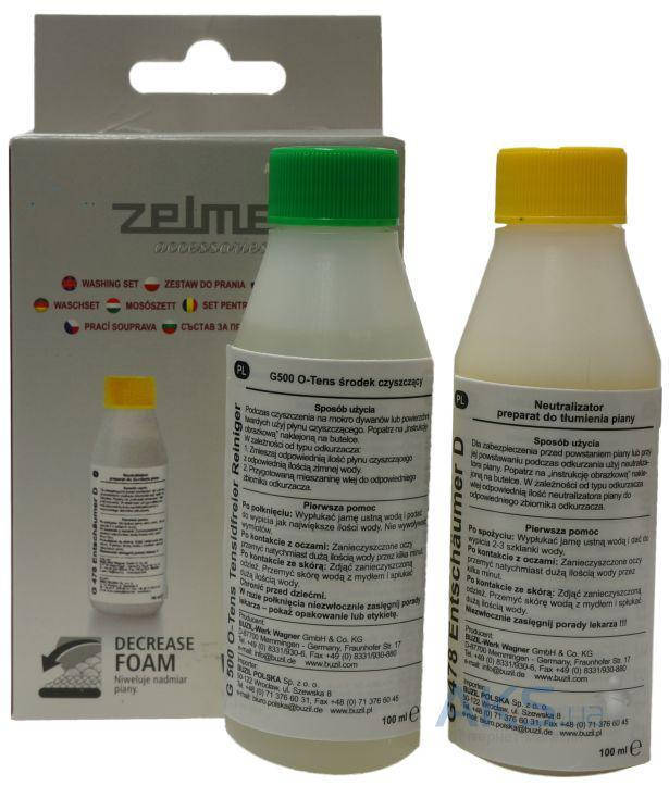 

Нейтрализатор пены G478 + шампунь G500 для пылесоса Zelmer ZVCA080X (919.0190) 311724