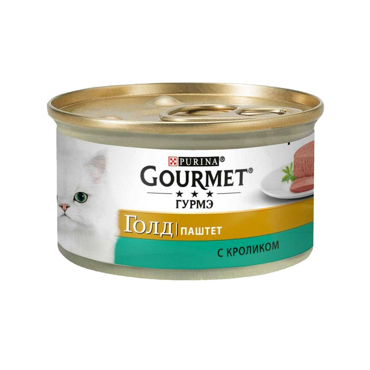 

Gourmet Gold (Гурме Голд) паштет с кроликом паштет 85 г Purina