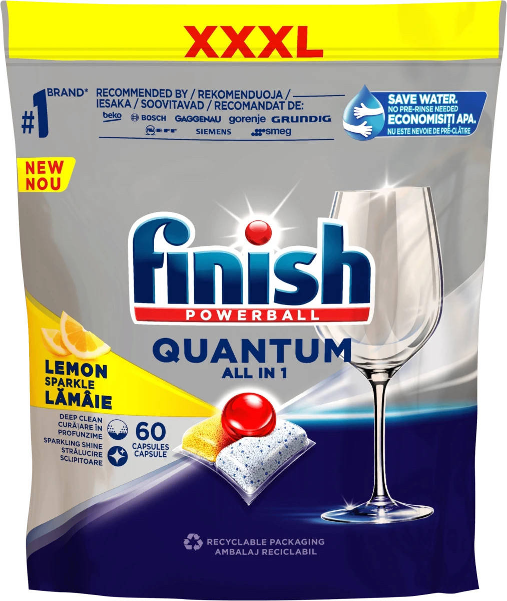 

Таблетки Finish quantum 60 для мытья посуды в пос