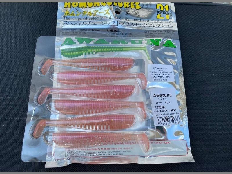 

Виброхвост Силикон Pontoon21 Awaruna 3.5