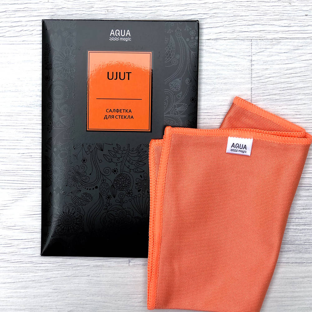 

Салфетка для стекла Ujut AquaMagic Greenway, Оранжевый