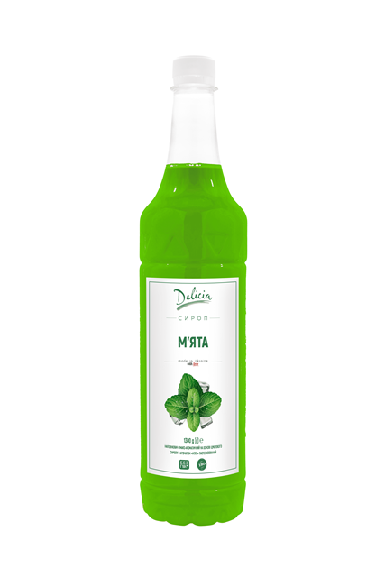 

Сироп Мята TM Delicia 1300г.