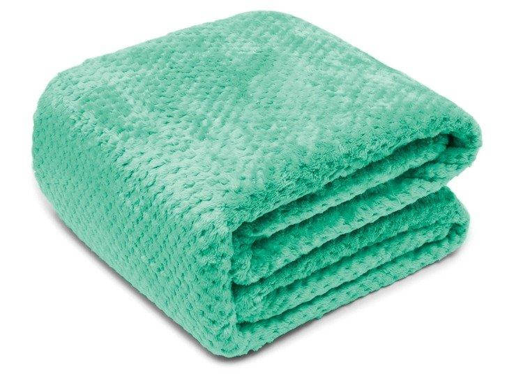 

Плед Микрофибра Жаккардовый RICKY Однотонный JYF 160x200 см Зеленый (5903280717246), Зелёный