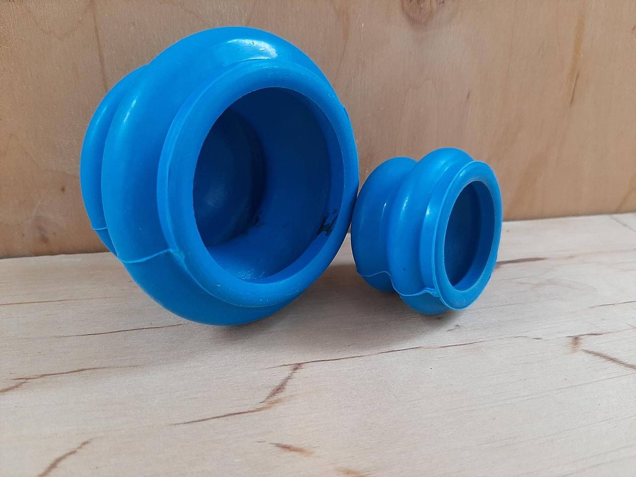 

Банки резиновые для вакуумного массажа лица - набор 2 шт