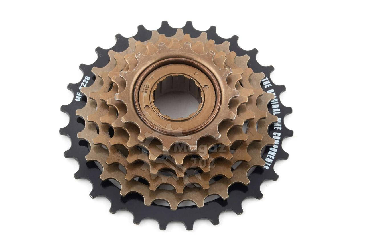 

Звезды велосипедные (задние) 14/16/18/21/24/28T (трещотка 6 скор) (mod:2) YKX