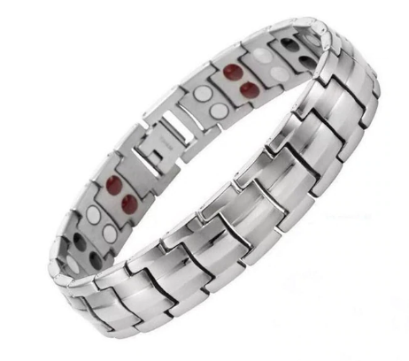 

Браслет магнитный с магнитами (лечебный). Cиловой браслет с магнитной терапией