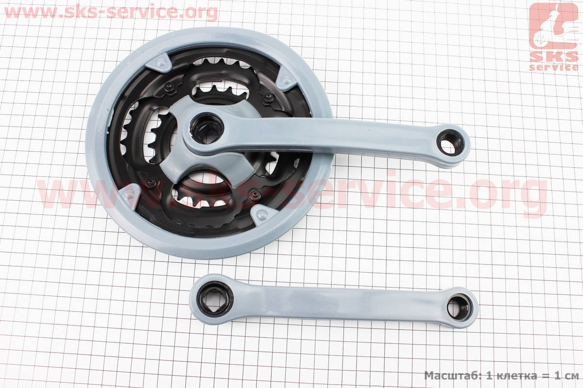 

Шатуны "квадрат" 170мм, 42.34.24T МТВ, серо-синие GR 02 (узкий) (411298)
