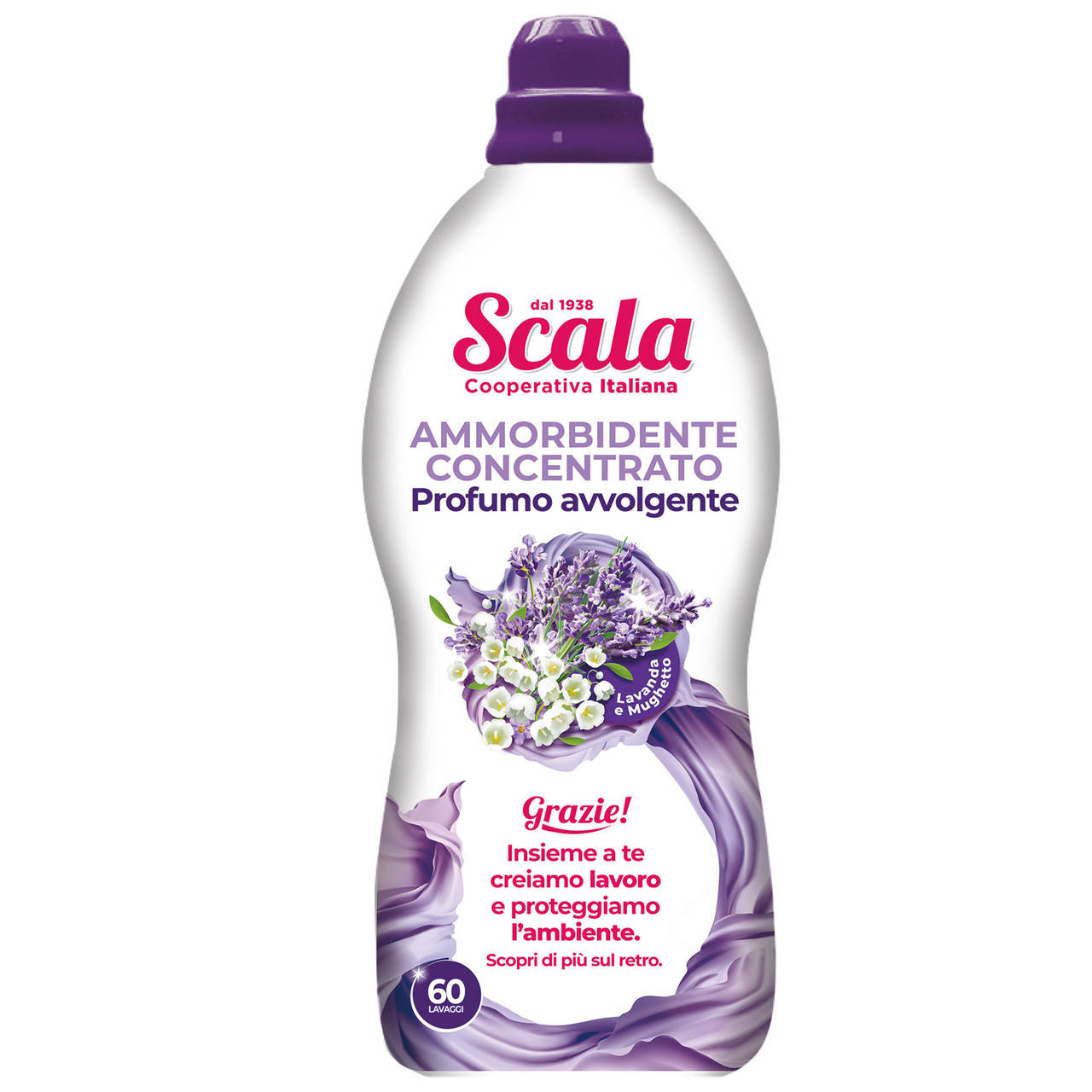 

Концентрированный кондиционер-ополаскиватель Scala Ammorbidente concentreato Lavanda e Mughetto 1500 ml