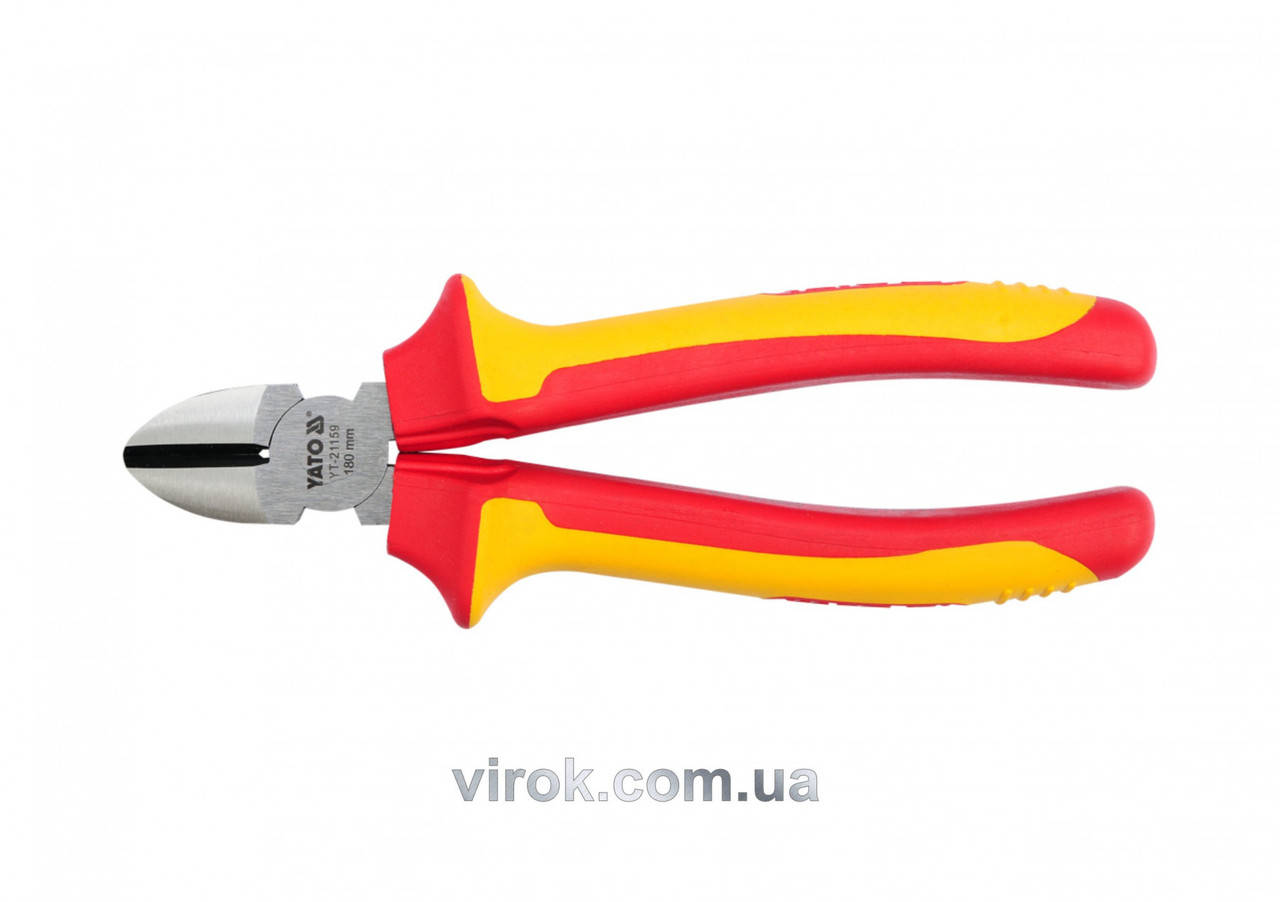 

Кусачки диэлектрические YATO диагональные l=180 мм YT-21159