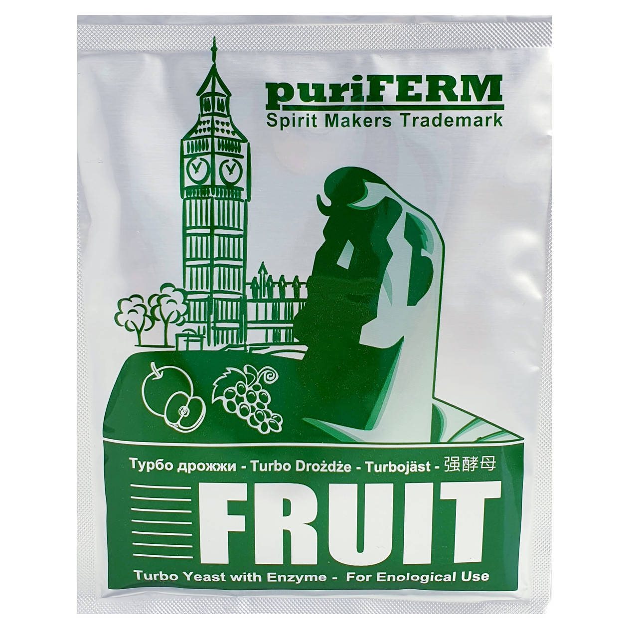 

Фруктовие турбо дрожжи Puriferm Fruit 50 г
