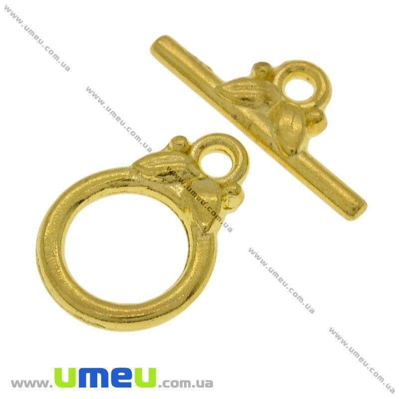 

Тогл, Золото, 14х10 мм, 1 шт (ZAM-010997)