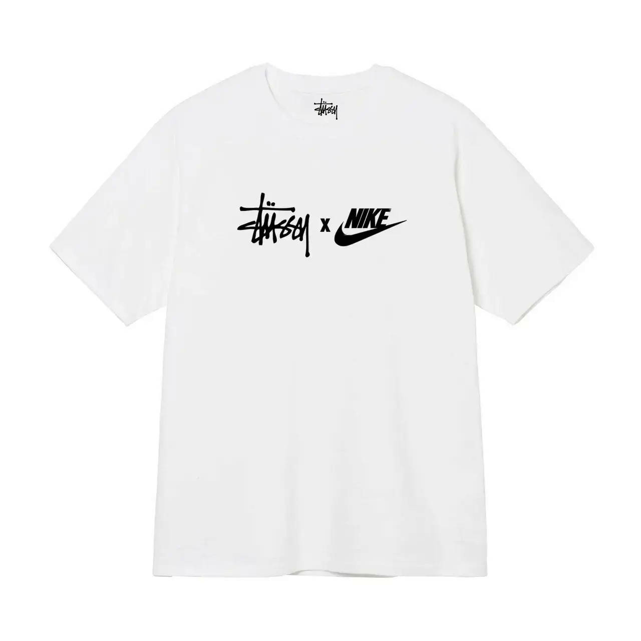 

Белая футболка Nike x Stussy Art 1 Logo Найк Стасси Стусси футболки унисекс