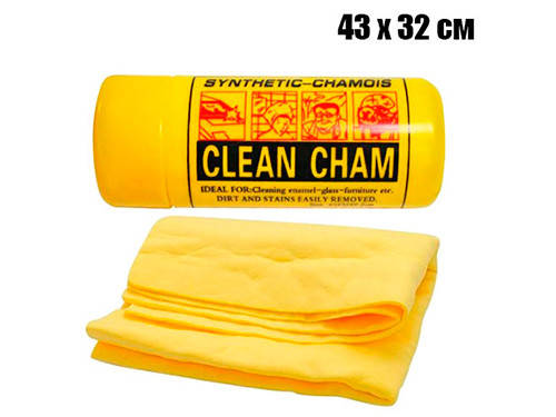 

Тряпка салфетка в тубе для автомобиля 43х32см синтетическая Clean Cham