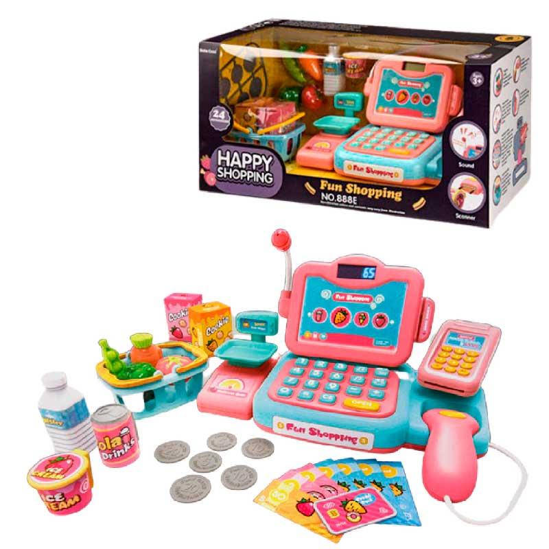 

Детский игровой кассовый аппарат 888Е, звук, свет