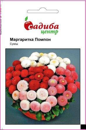

Семена Маргаритка Помпон, смесь 0,05г Садыба Центр