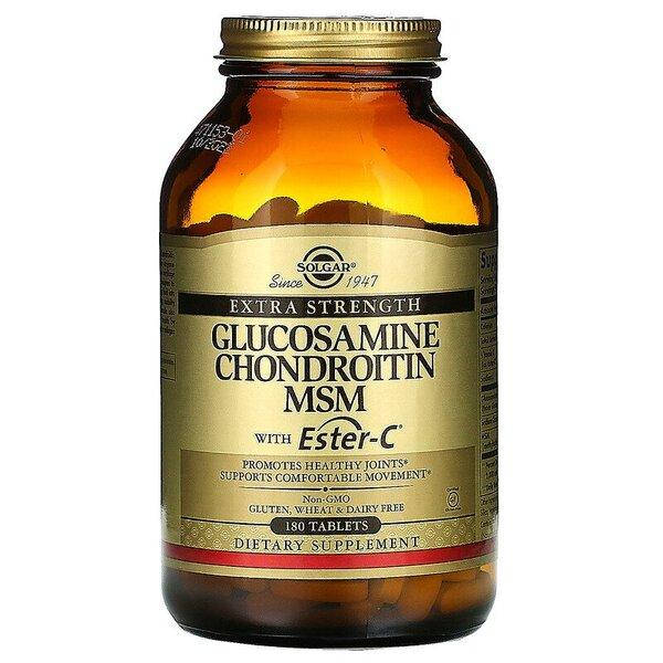 

Glucosamine Chondroitin MSM With Ester-C 180 Tabs, Solgar (Tabs)