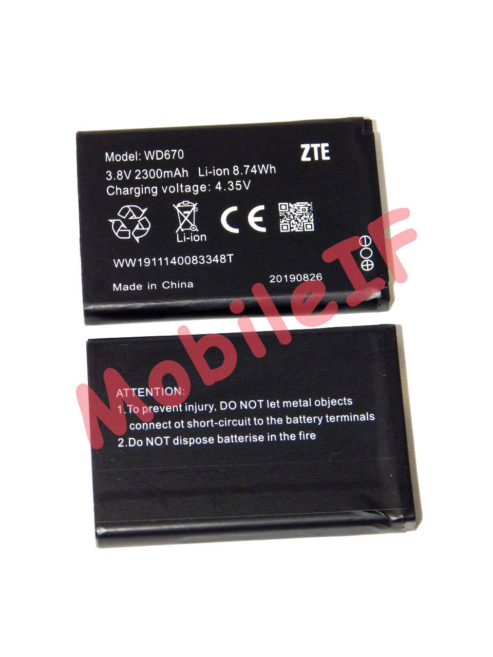 

Аккумулятор Батарея ZTE WD670 4G LTE Wi-Fi роутер, Haier H12348