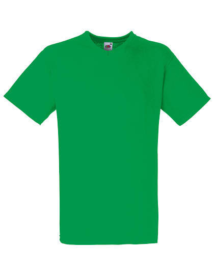 

Мужская футболка с V-вырезом Fruit of the loom V-neck 100% хлопок Ярко-зеленый, M