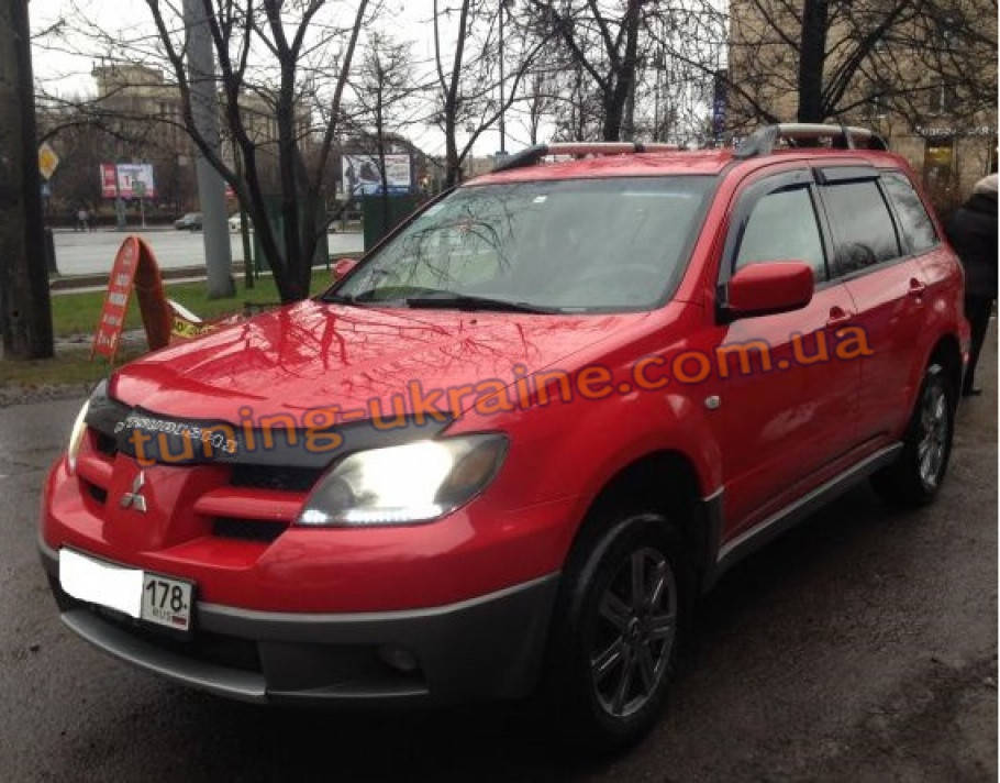 

Дефлекторы окон (ветровики) COBRA-Tuning на MITSUBISHI OUTLANDER I 2001-2006