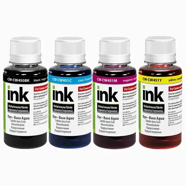 

Комплект чернил для принтера ColorWay Canon PGI-450/CLI-451 4х100мл Multicolored