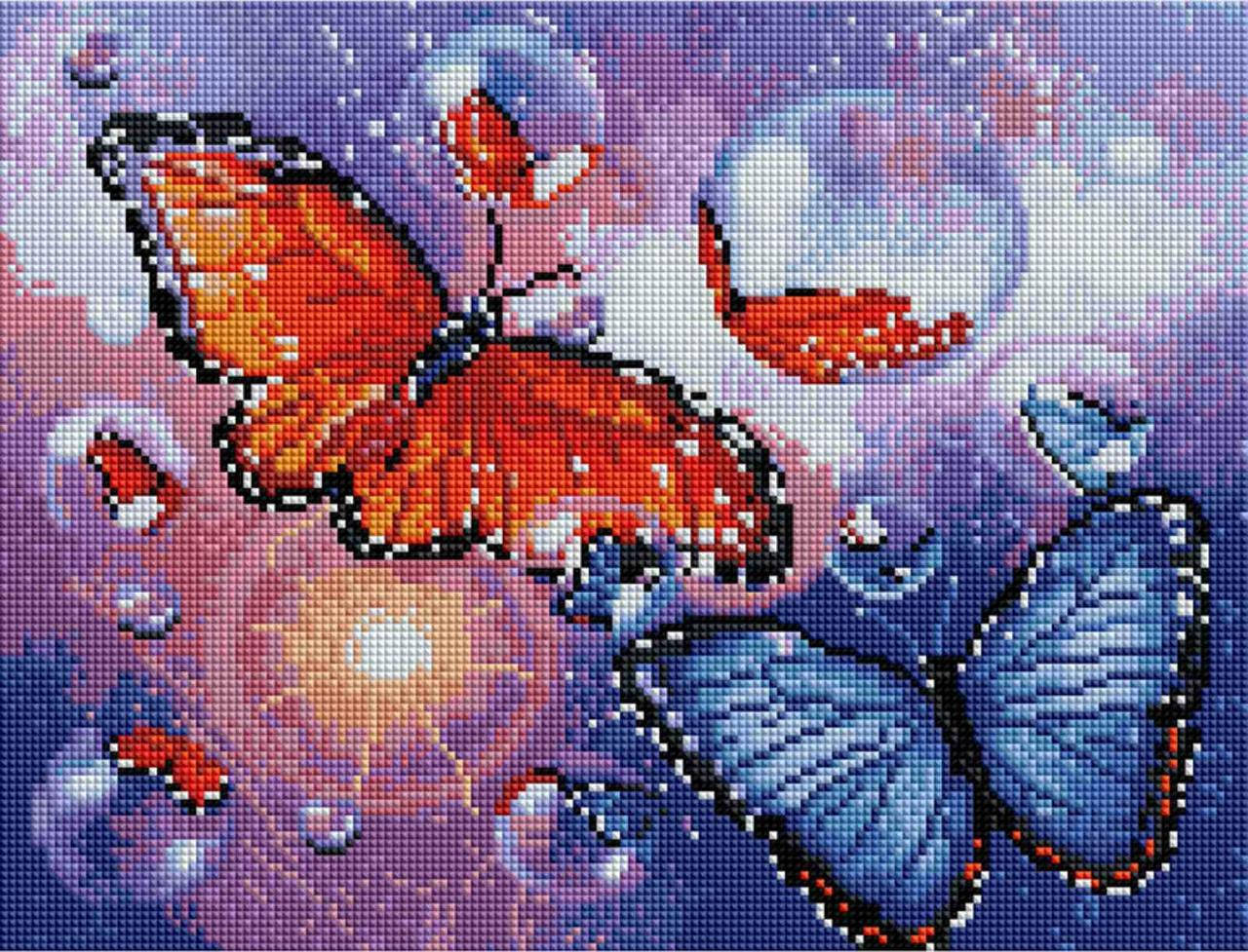 

Алмазная мозаика ColorArt 30х40 Сказочные бабочки ST448