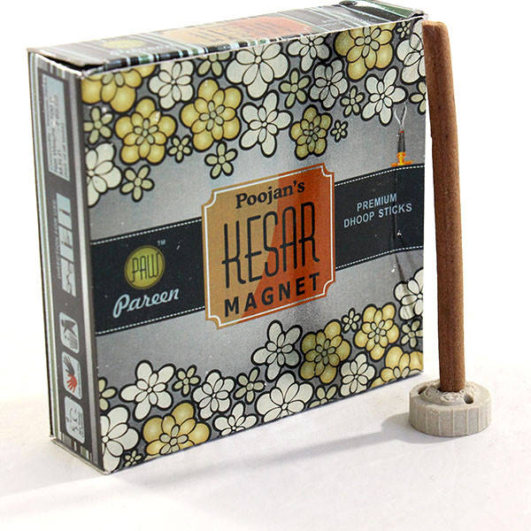 

Безосновные благовония Magnet Kesar (Premium Dhoop Sticks) 100 грамм очень классный аромат Магнет Кесар