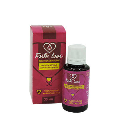 

FORTE LOVE - Женский возбудитель с быстрым эффектом (Форте Лав)