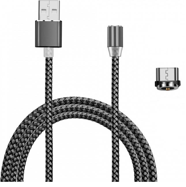 

Кабель магнитный, круглый Micro USB