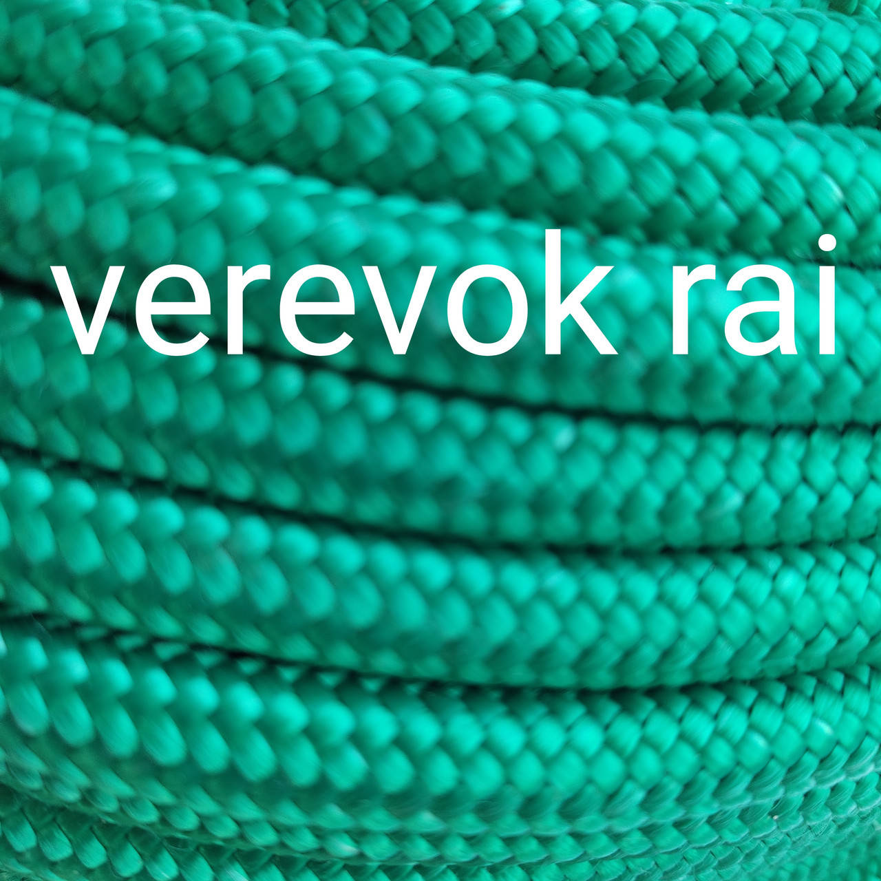 

Веревка скакалка для фитнеса и гимнастики 10 мм зеленая