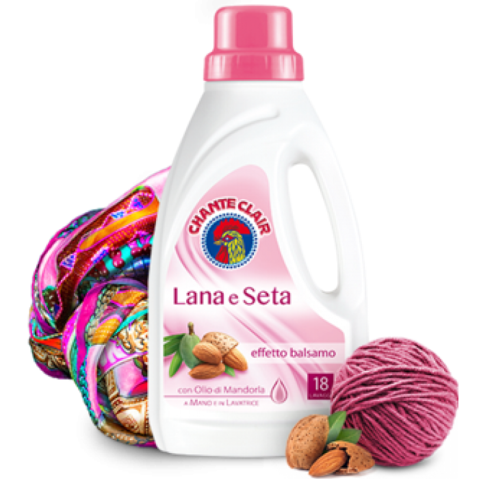 

Гель для стирки Chante Clair Lana & Seta Olio di Mandorla, 900 мл (18 стирок)