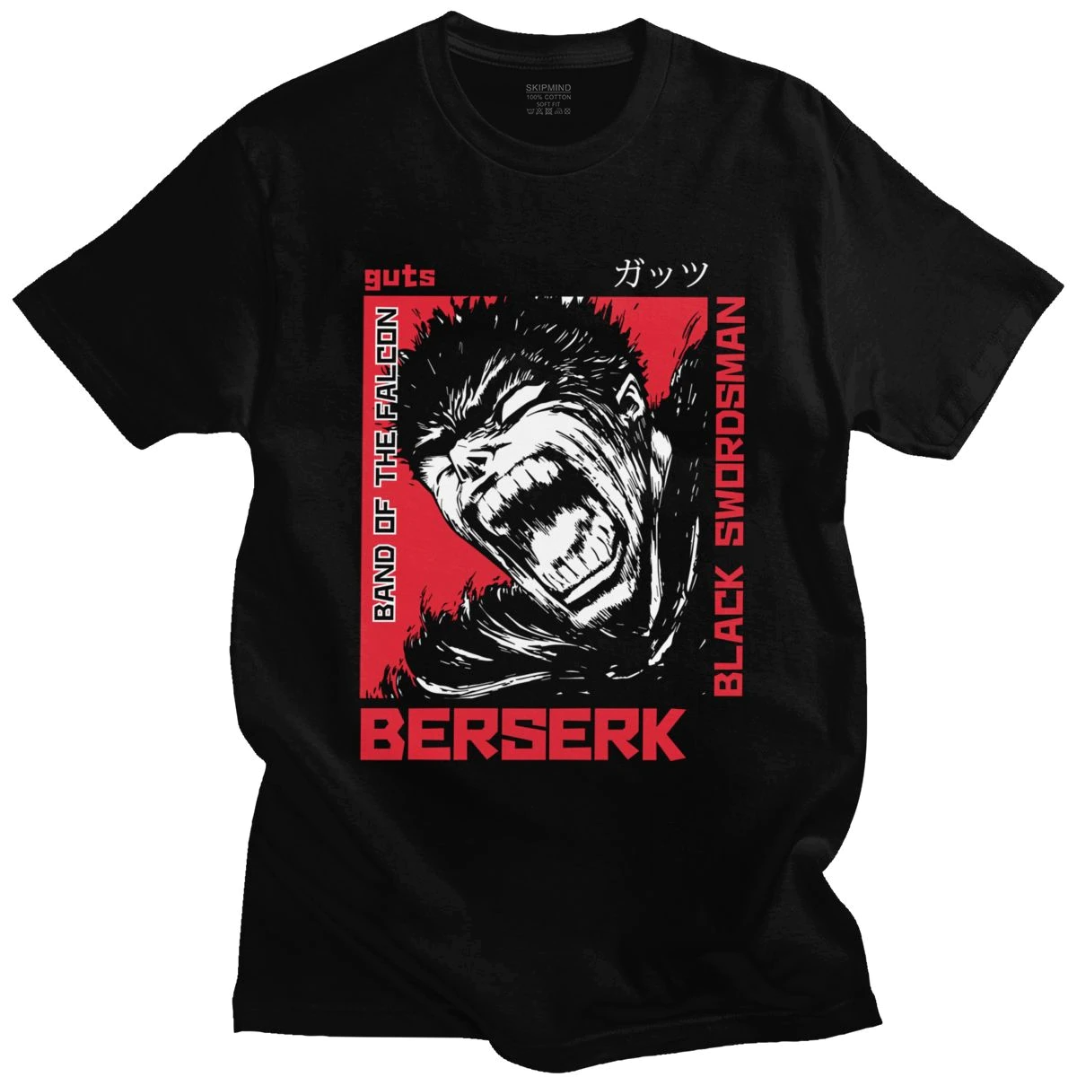 

Футболка черная LOYS Аниме Furious Gattsu Berserk