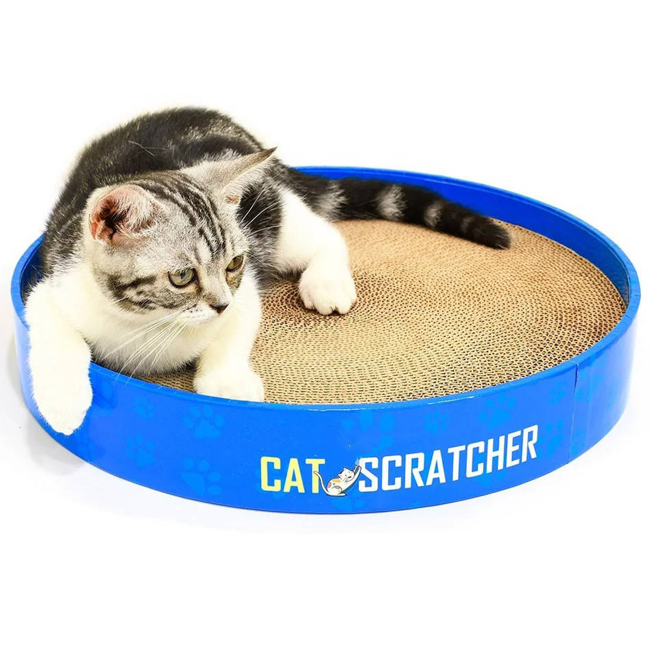 

Когтеточка дряпка лежанка из картона для кошек Avko ACS019 царапка, точилка картонная