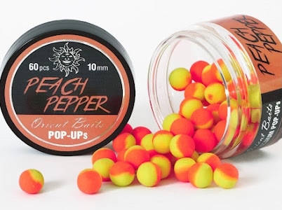 

Бойлы Orient Baits pop ups Peach Pepper 10 mm. Premium