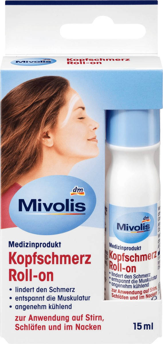 

Ролик от головной боли Mivolis, 15 мл (Германия)