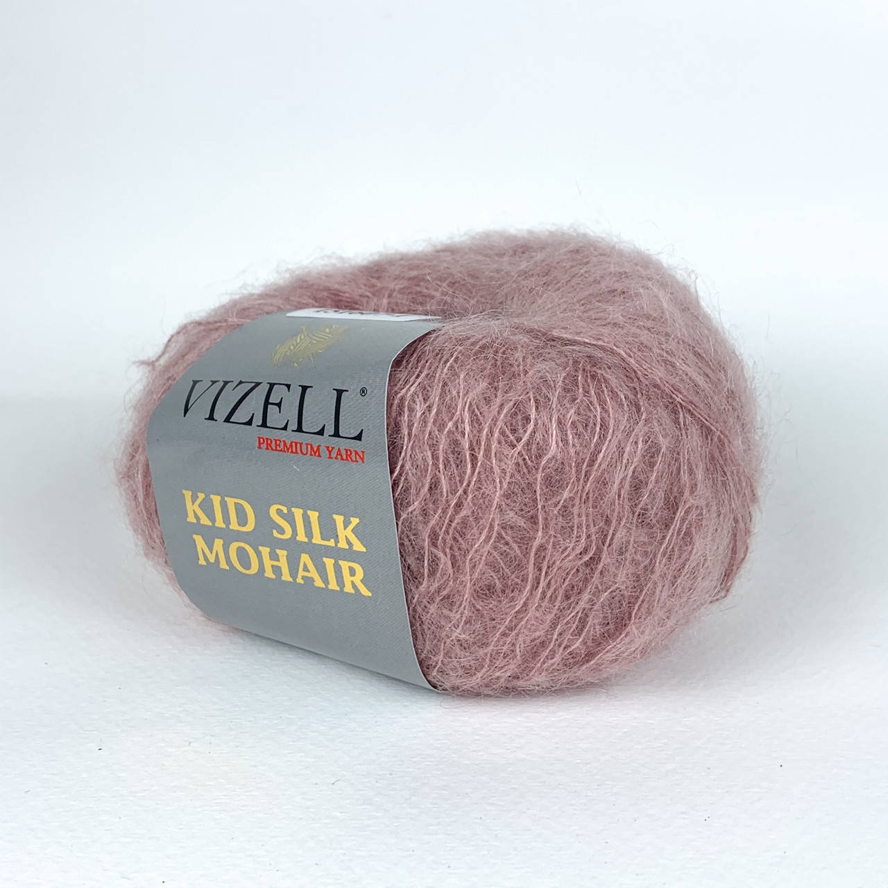 

Vizell Kid Silk Mohair (Визелл Кид Силк Мохер) № 151607 сухая-роза (Пряжа шелк мохер, нитки для вязания), Розовый