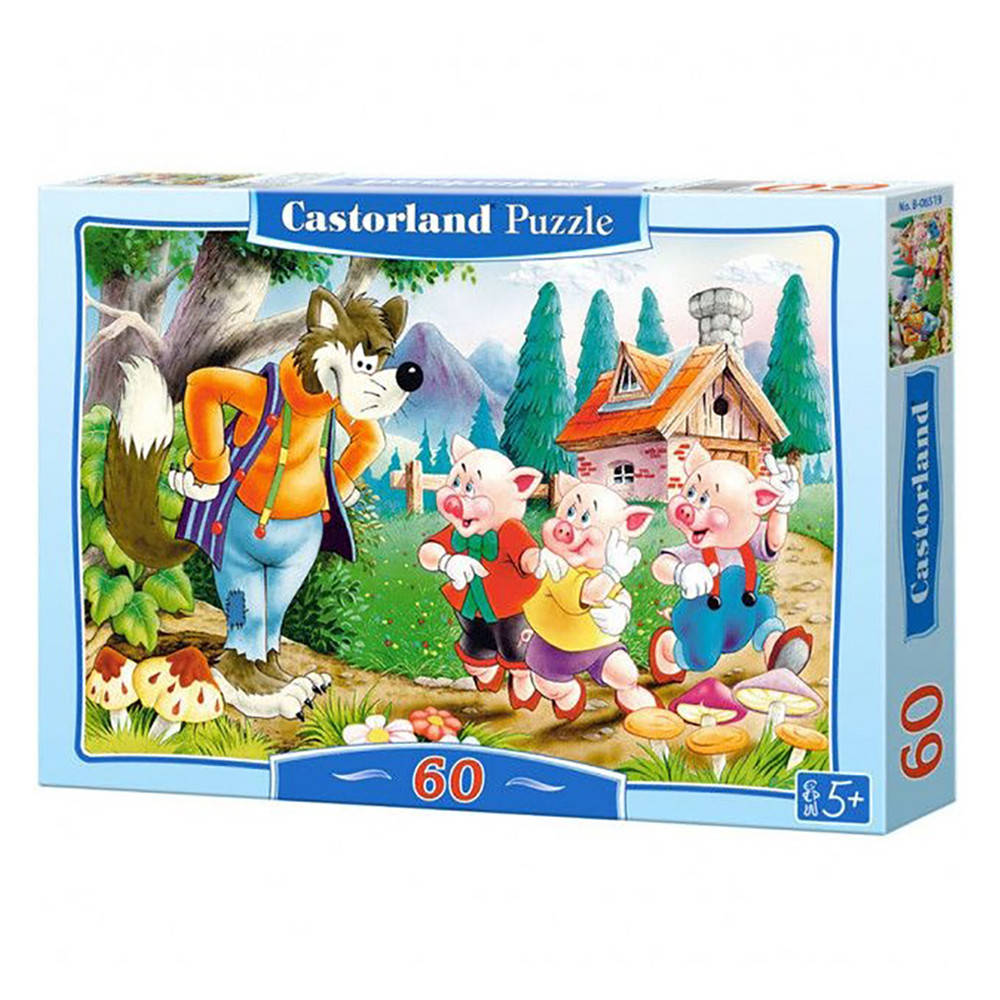 

Пазл "Три поросёнка", 60 элементов Castorland (5904438006106)