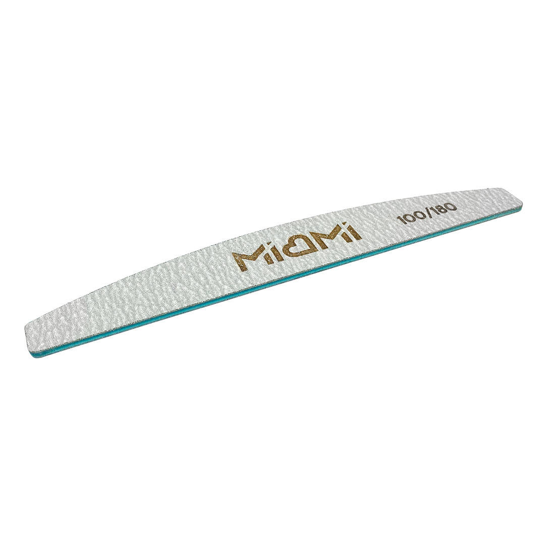 

Пилка для ногтей Miami 100/180 Half Titan, полукруг