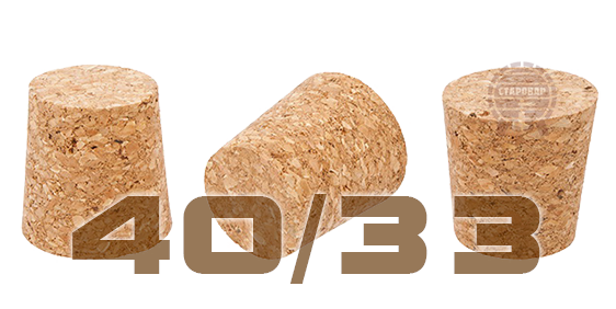 

BIOWIN пробка 40/33 мм, Терракота