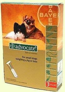 

Advocate капли для собак весом до 4кг, 1 пипетка (Bayer)