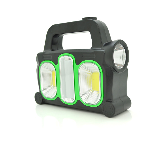 

Прожектор HB-6168, 1+3 режима, USB выход, питание 2*18650, Box