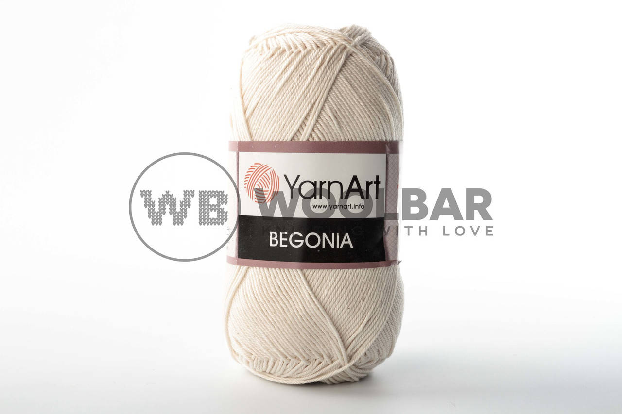 

Пряжа YarnArt Begonia 6194 светлый беж