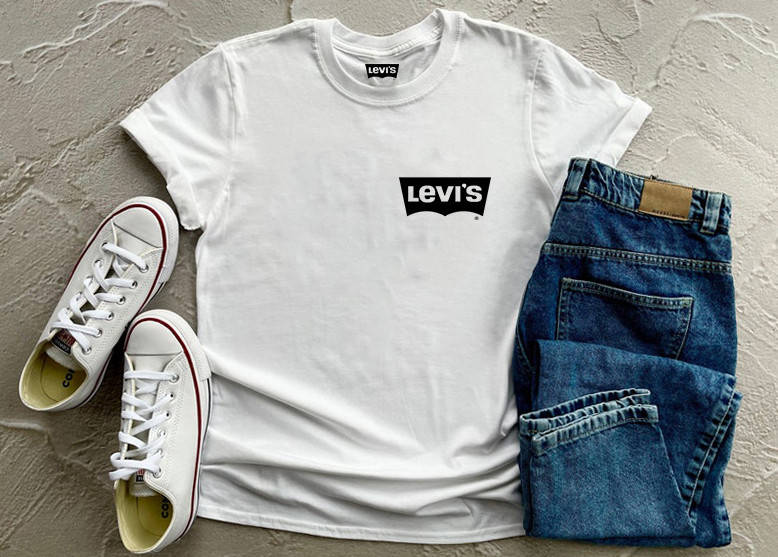 

Мужская футболка Levis Левис белая